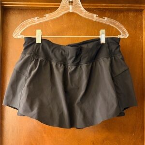 lululemon athletica Black Mini Skirt